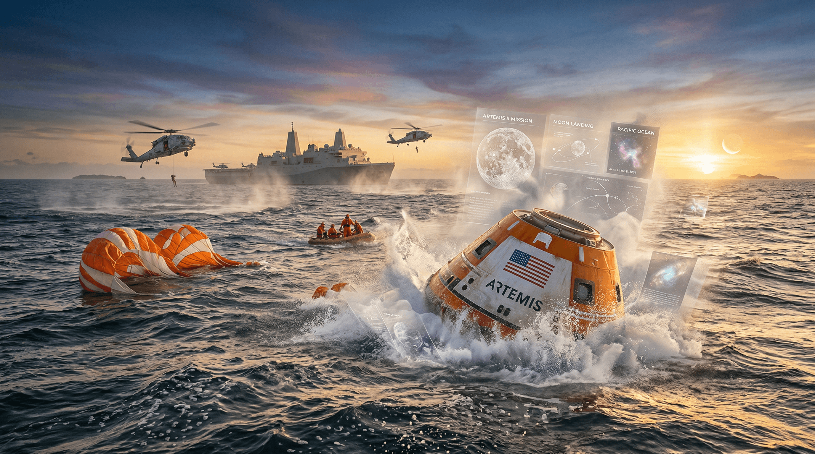 Artemis II Wasserung treibt Sci-Fi-Buchverkäufe um 12 Prozent