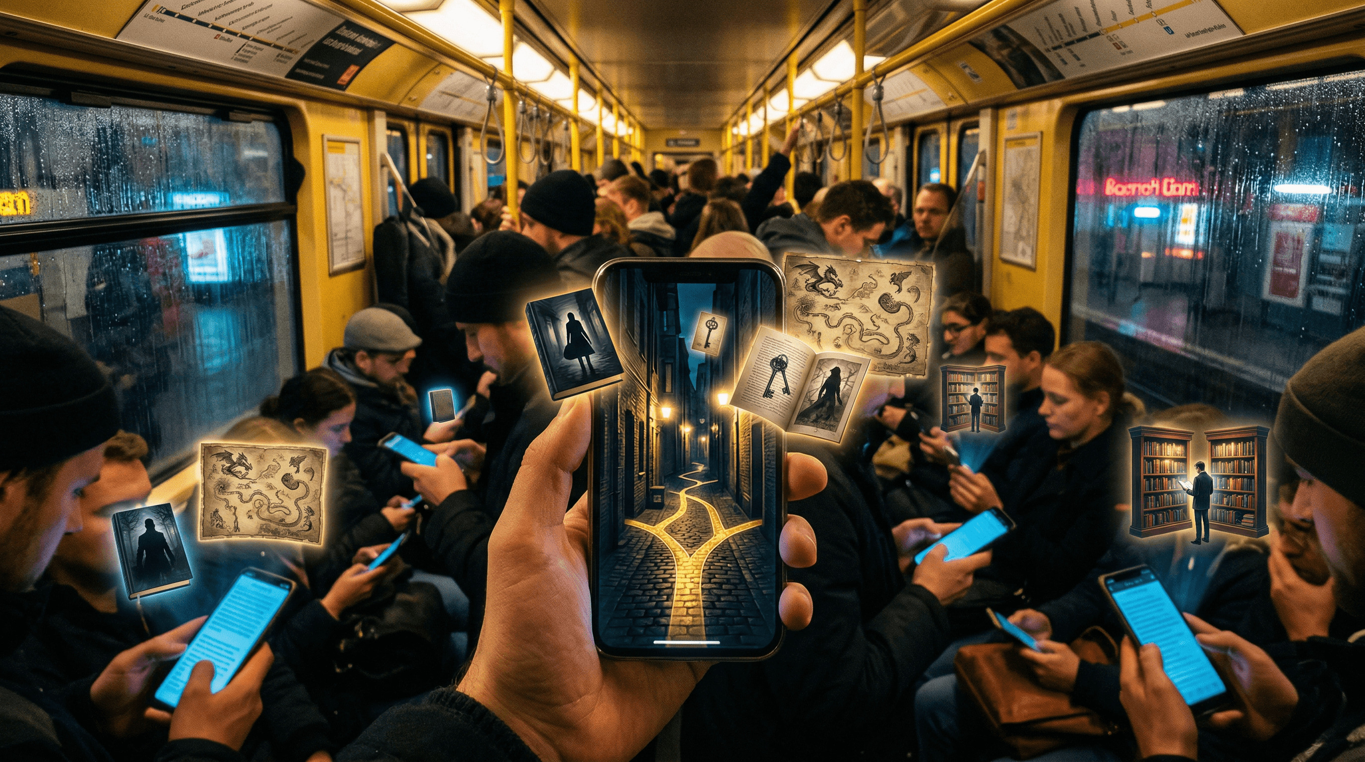 Literarische Phone Trips boomen: LitTrip steigert Pendler-Engagement