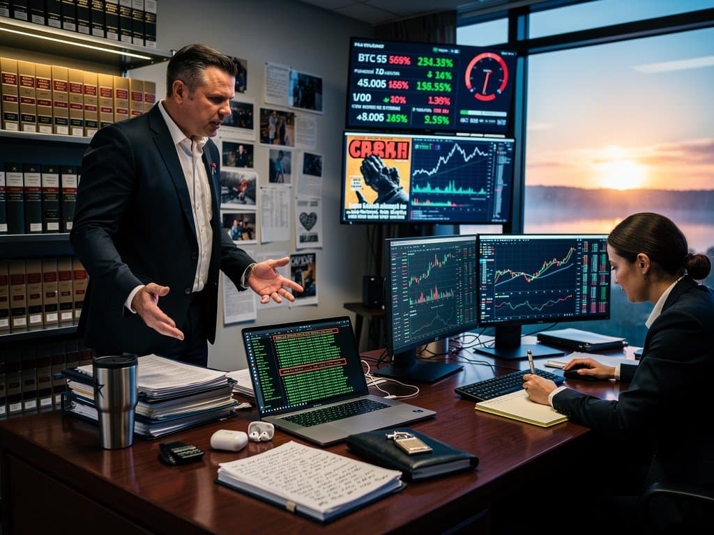 Staatsanwälte analysieren Walworth County Krypto-Betrug: Blockchain-Logs, Marktcharts und Fear & Greed Index