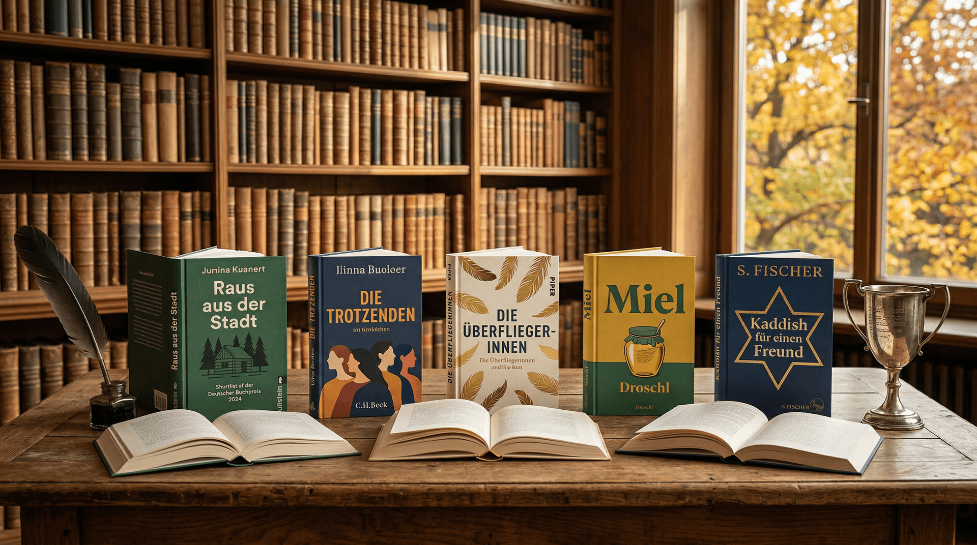 Deutscher Buchpreis 2024: Shortlist mit starken gesellschaftlichen The