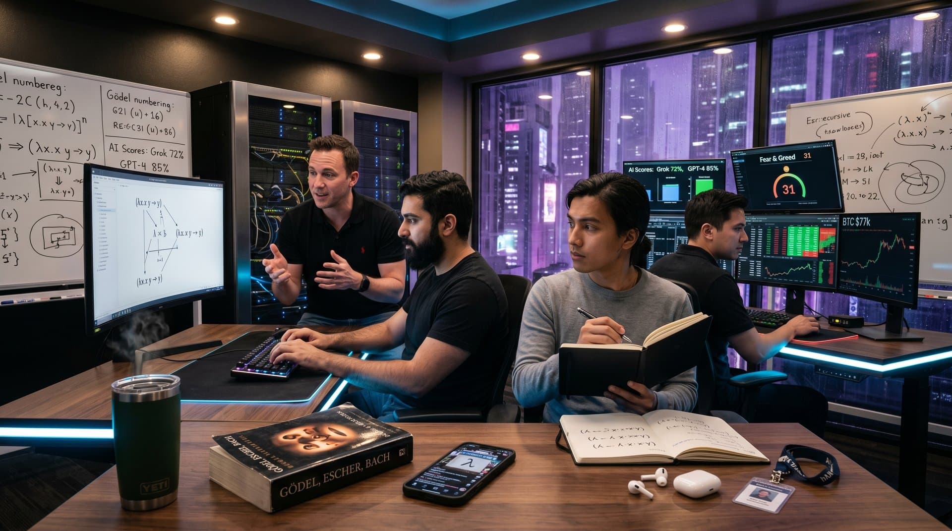 AI-Labor mit Lambda-Kalkül-Benchmarks, BookTok und Krypto-Charts