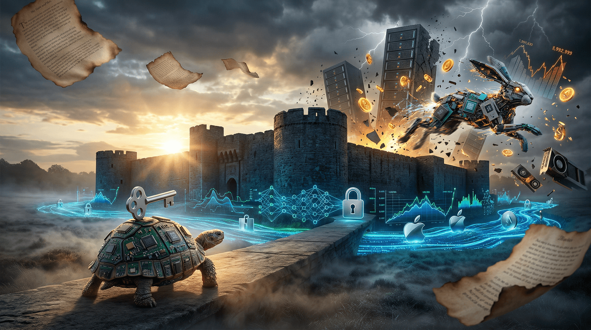 Apples AI-Moat siegt bei BTC 70.935 USD und Fear Index 12