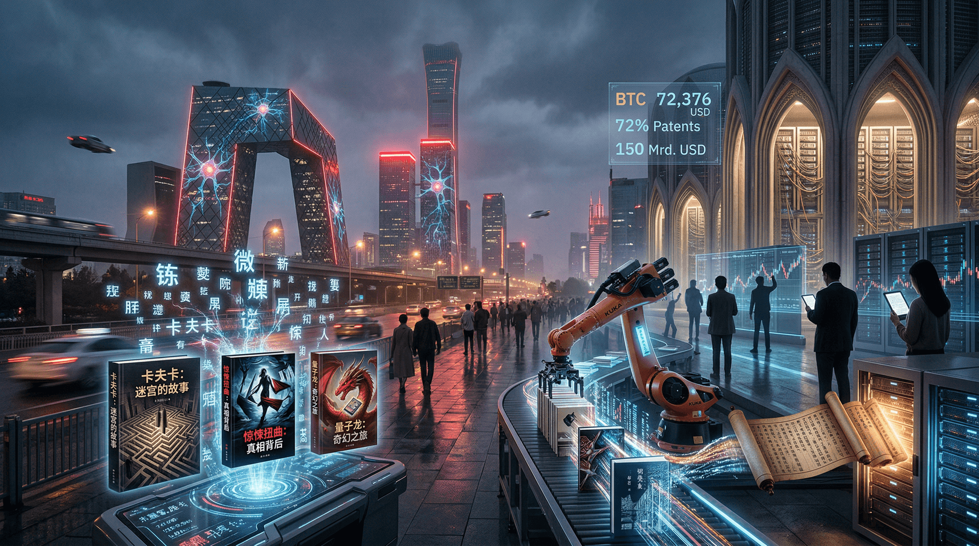 Chinas KI-Dominanz: 72% Patente bedrohen Buchmarkt