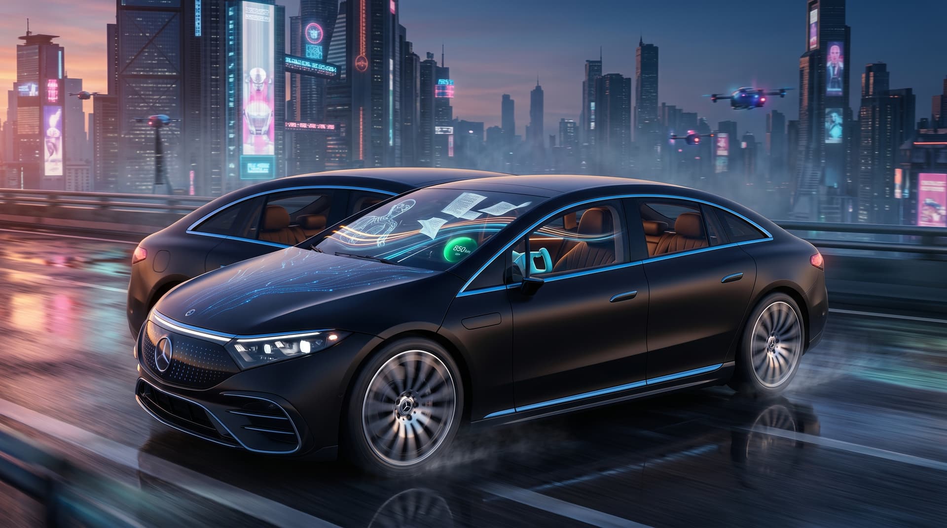 Mercedes EQS 2027: 850 km Reichweite mit KI – Aktie +3,2%