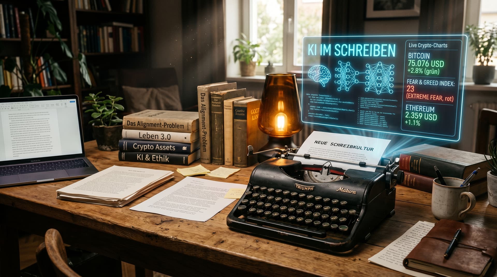 KI im Schreiben: NYT warnt bei Fear Index 23