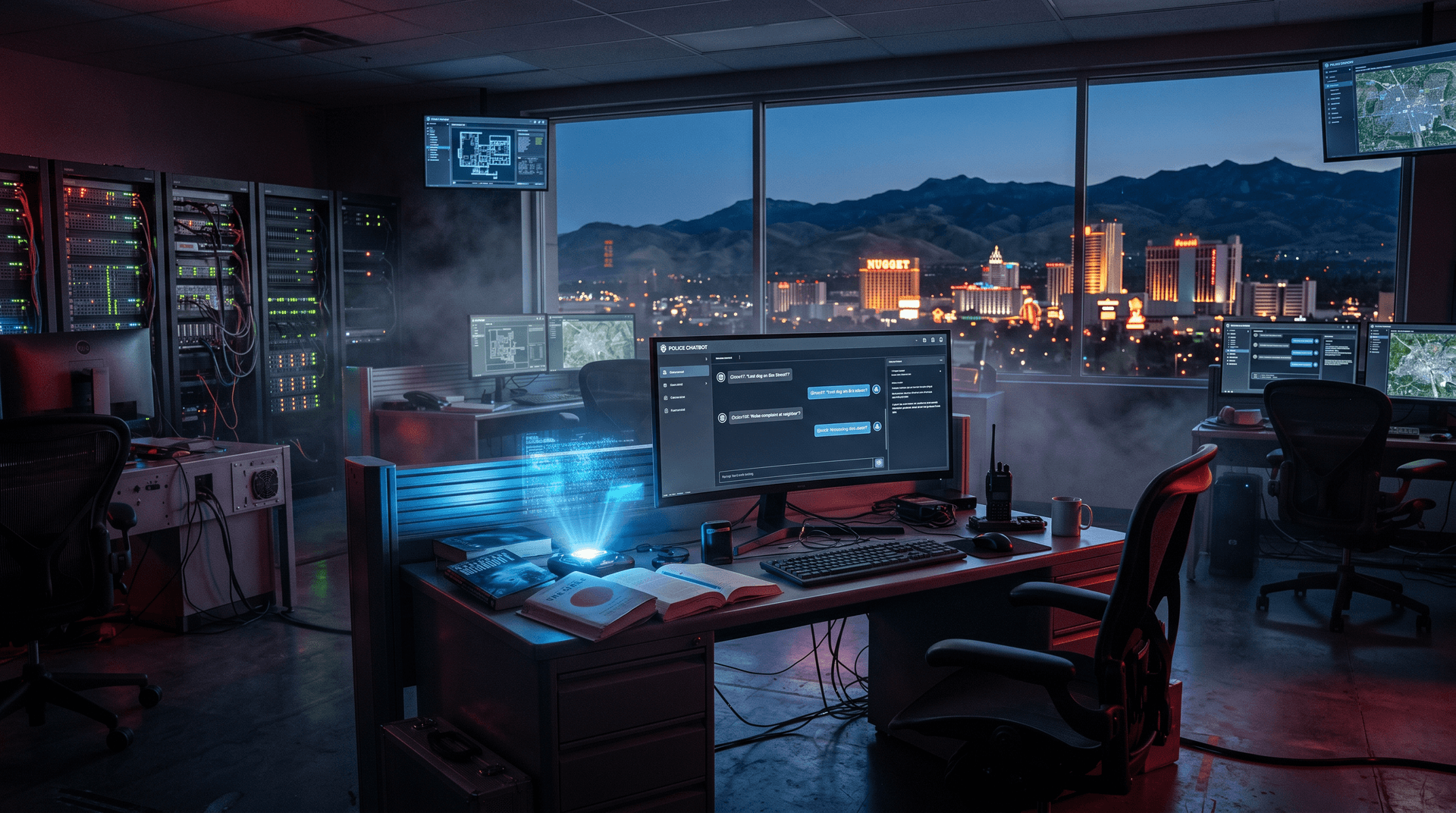 Sparks Police KI-System entlastet 30% Personal mit Chatbot bei Fear Index 23