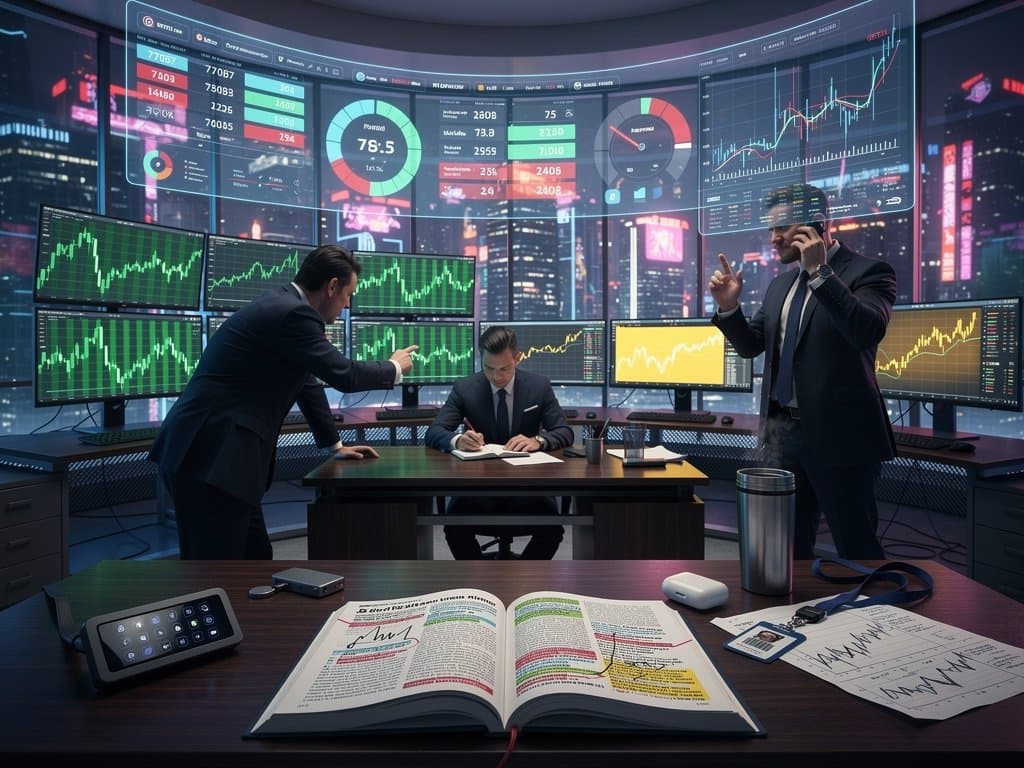 Bloomberg-Terminals mit Krypto-Charts: BTC $77.087, Fear Index 26, Buch ‘Everyone Is Lying to You for Money’