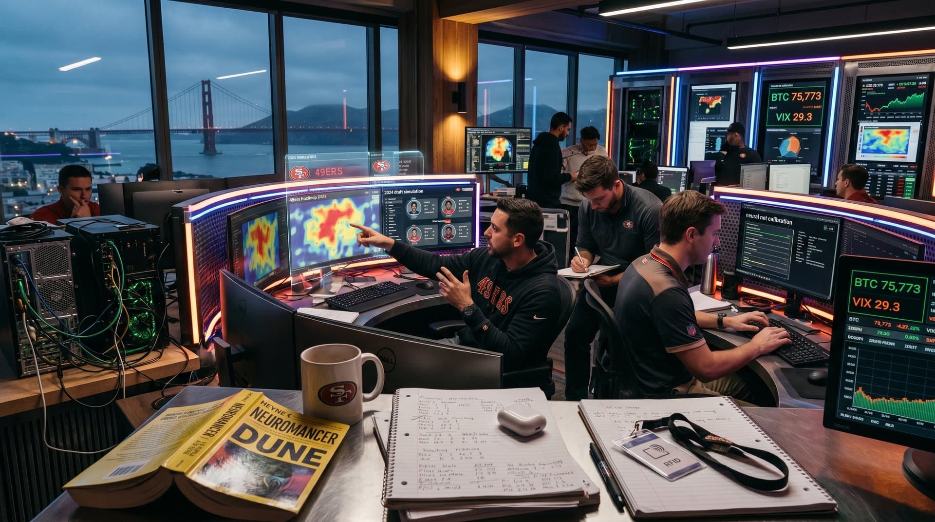 AI-Labor analysiert 49ers NFL Draft mit Heatmaps und 3D-Prognosen