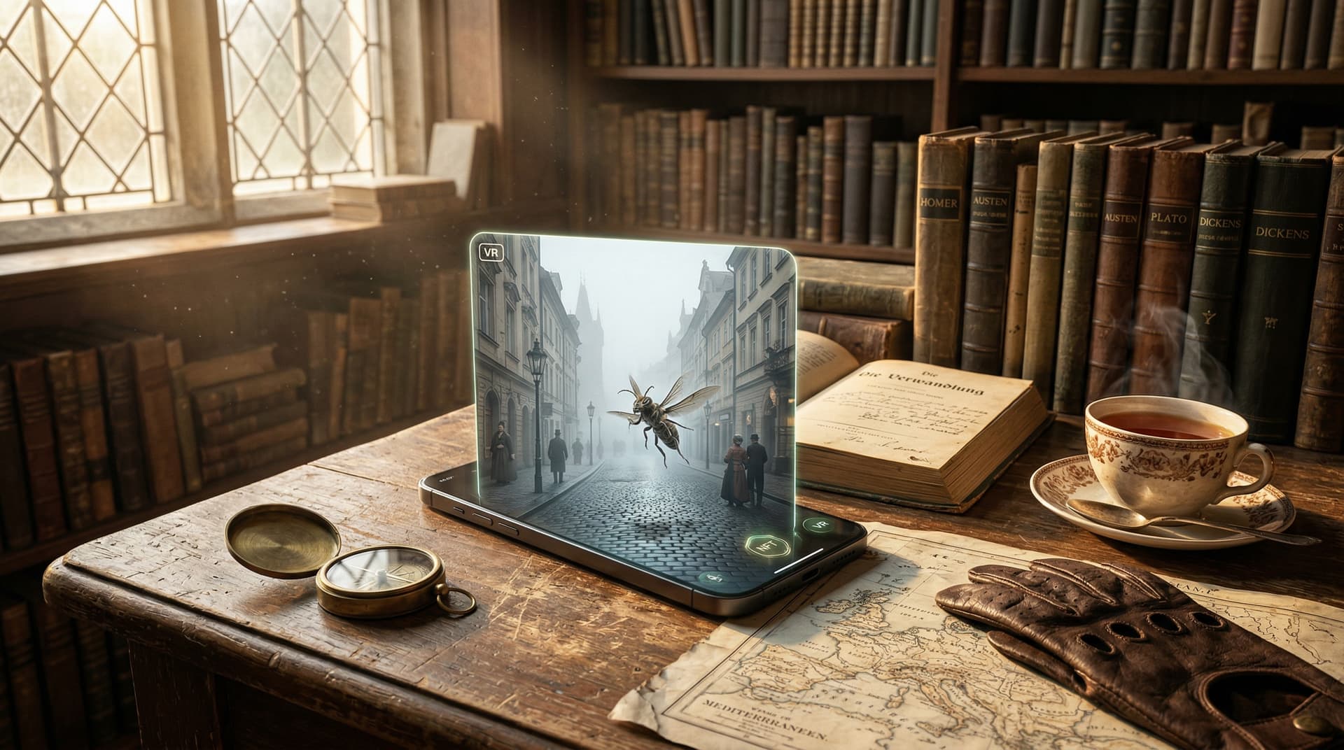 Phone Trips Apps: Kafka und Homer als AR-Reisen