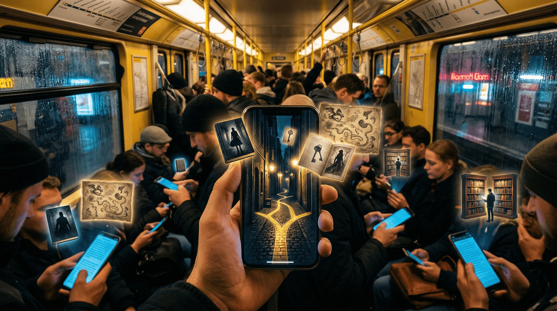 Literarische Phone Trips boomen: LitTrip steigert Pendler-Engagement