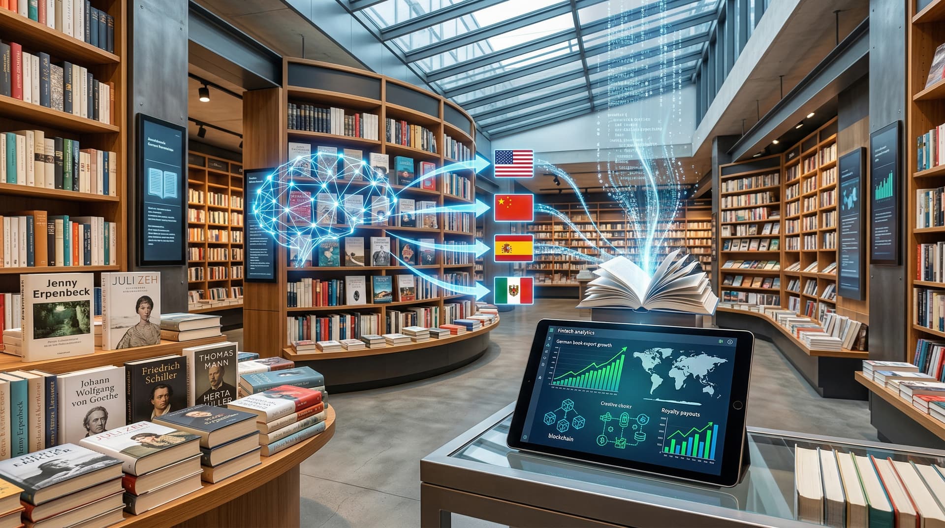 KI-Übersetzungstools boosten Export deutscher Literatur um 25 Prozent